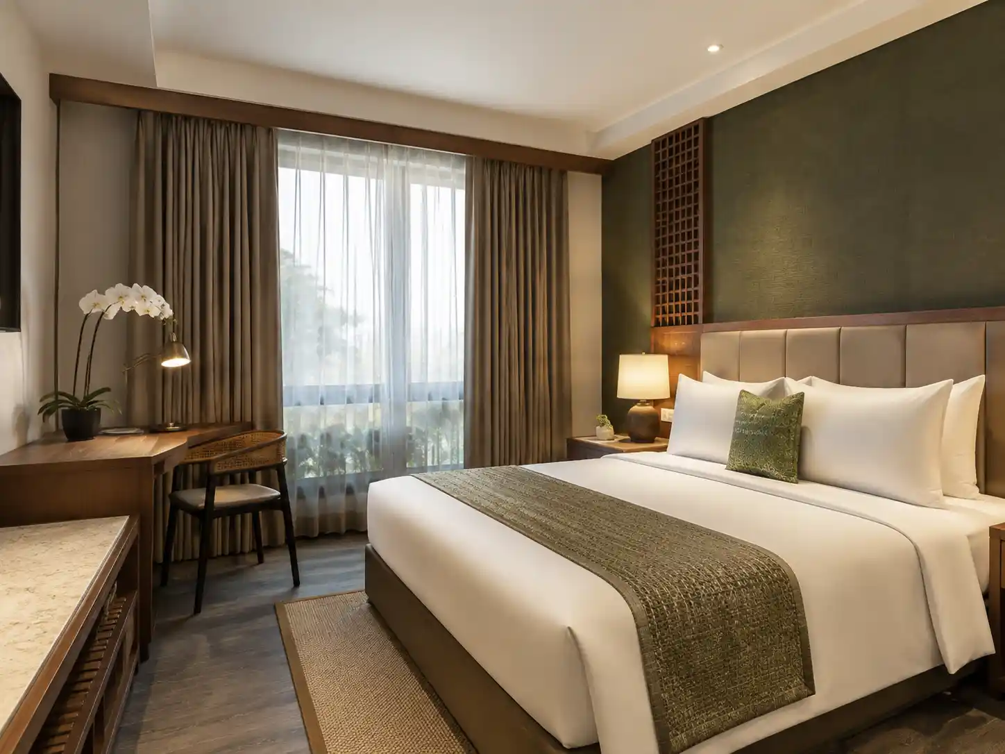 Kamar Deluxe Double New Atrium Resort & Hotel Yogyakarta