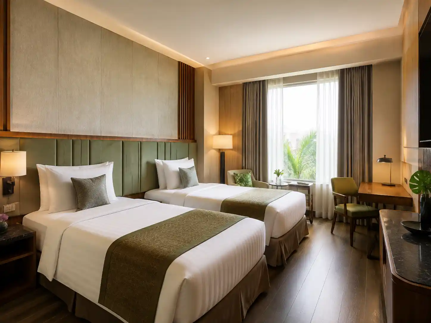 Kamar Deluxe Twin New Atrium Resort & Hotel Yogyakarta